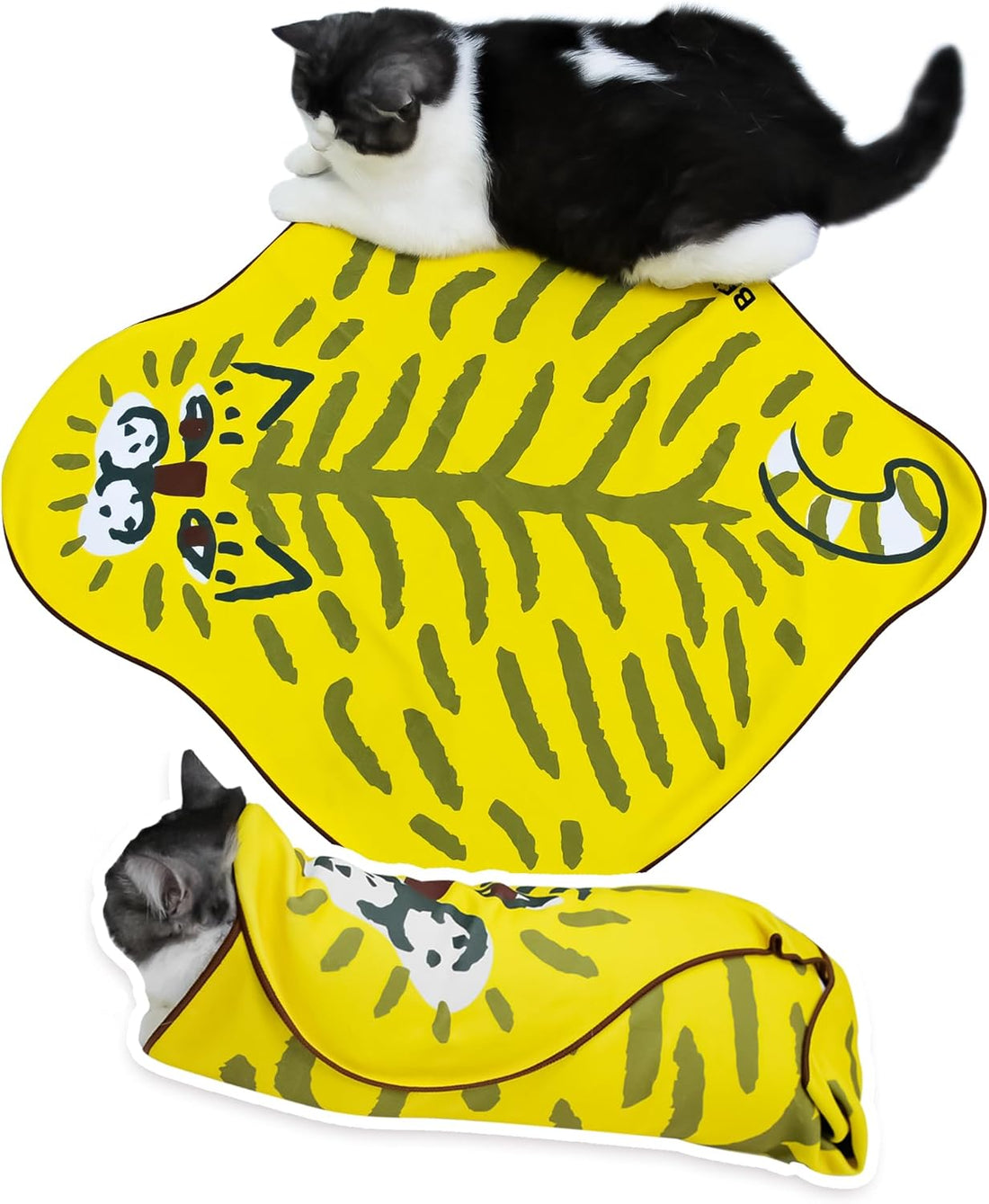 🐾 The Ultimate Cat Burrito: Stress-Free Grooming with the BFNN Cat Swaddle Wrap 🐾