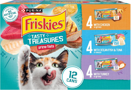 Spoil Your Picky Feline: Why the Purina Friskies Tasty Treasures Variety Pack is a Mealtime Game-Changer! 🐈✨
