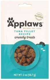 Applaws Natural Grain-Free Crunchy Cat Treats in 2 Flavor Bundle: 1 Tuna Fillet Recipe and 1 Chicken Breast (2 Bags Total, 2 Oz Each)