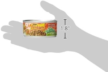 Friskies Purina Wet Cat Food Tasty Treasures with Chicken and Tuna in Gravy (Scallop Flavor) - 5.5 oz. Cans (Pack of 48)