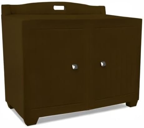 Furhaven Classic Hidden Litter Box Storage Container Cabinet - Espresso, One Size