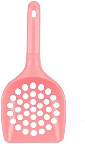 XTYPE Plastic Cat Litter Scoop Pet Care Sand Waste Scooper Shovel Hollow Cleaning Tool Hollow Style Lightweight Durable Easy to Clean cat Litter Shovel (Color : Dark Brown)