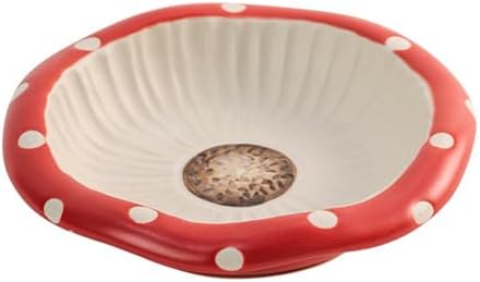 Ceramic Cat Bowl Set with Wooden Stand - Raised Elevated Food & Water Dishes to Prevent Black Chin, Slow Feed for Digestion, Non-Slip Stable Base for Dry & Wet Food