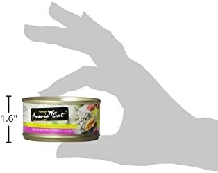 Fussie Cat Premium Tuna with Chicken in Aspic Grain-Free Wet Cat Food - 2.82oz Cans - Case of 24 Cans (Tuna with Chicken in Aspic)
