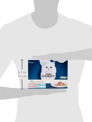 Gourmet Perle Seaside Duos Pouch 12 x 85 g (Pack of 4)