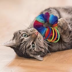 KONG Active Cat Toys – 2 Pack – Durable Interactive Cat Toy Set for Indoor Cats – Promotes Exercise, Hunting Instinct & Play (Scrunchie/Pull-A-Partz Yarnz)