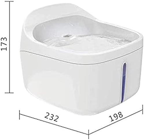 Liusj JUnst Cat Drinking Water Fountain, Automatic Pet Water Dispenser, Dog Fountain Type Water Double Filter Water Feeder, Health, Safety,for Cats and Small to Medium Dogs