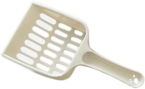 XTYPE Cat Litter Scoop Pooper Scoopers Pets Litter Sand Shovel Pet Shit Artifact Dogs Shovel Pet Cleanning Tool cat Litter Shovel (Color : Off-White)