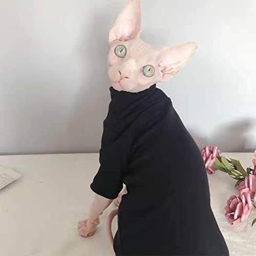 Sphynx Cat Clothes Self-Heat Baby Soft Winter Kitten Clothes for Hairless, Cornish, Devon, Peterbald Cat (XS)