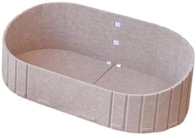 Cat Scratcher Bed Cat Scratching Board Furniture Protector Breathable Cats Kittens Pet Supplies Detachable Comfortable Basket, Beige