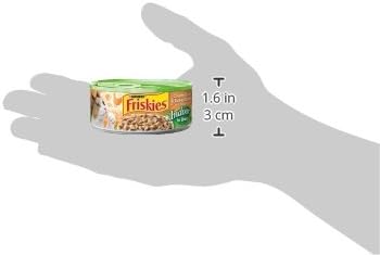 Friskies Purina Indoor Cat Food Chunky Chicken and Turkey Casserole with Garden Greens in Gravy 24/5.5 Oz - 5.5 Oz. Cans (Pack of 48)