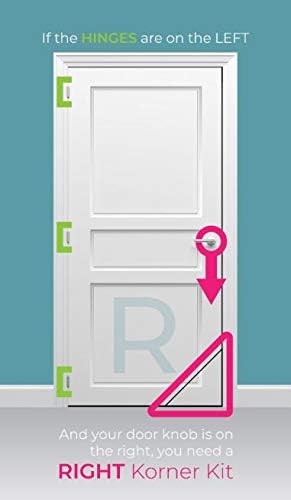 Kitty Korner Cat Door (Righthand Kit) The Original and Patented - Kitty Korner Slidelock Hinge Designed to Work for Interior Doors. Don't be Fooled by The imitators