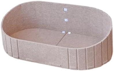 Cat Scratcher Bed Cat Scratching Board Furniture Protector Breathable Cats Kittens Pet Supplies Detachable Comfortable Basket, Beige