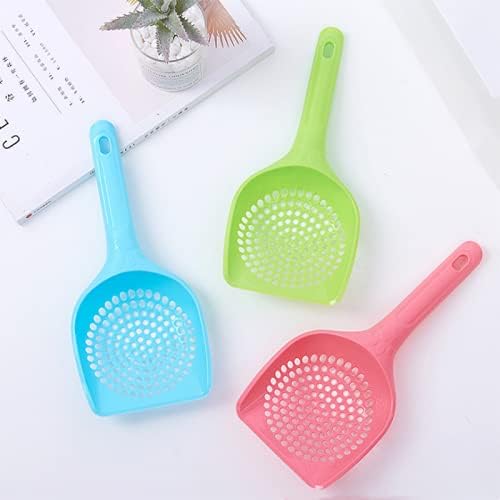 XTYPE Plastic Cat Litter Scoop Pet Care Sand Waste Scooper Shovel Hollow Cleaning Tool Hollow Style Lightweight Durable Easy to Clean cat Litter Shovel (Color : Burgundy)