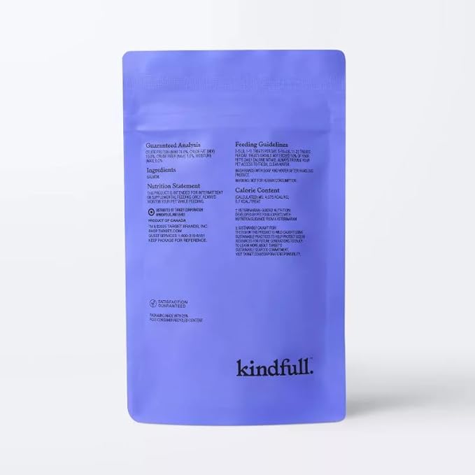 Kindful Salmon Flavor Freeze-Dried Cat Treats, Single Ingredient, High Protein, 1.5 oz