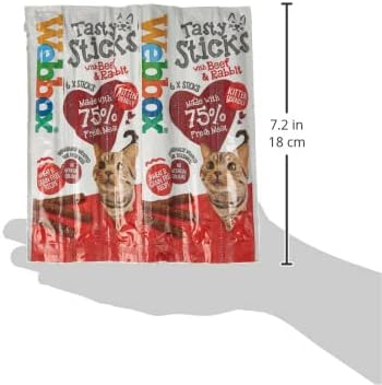 Webbox Cat Delight Treat Sticks - Beef & Rabbit