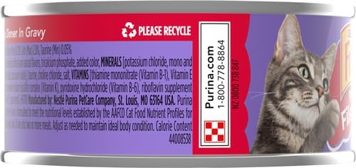 Friskies Purina Prime Filets Turkey Dinner in Wet Cat Food Gravy - 5.5 oz. Cans (Pack of 48)