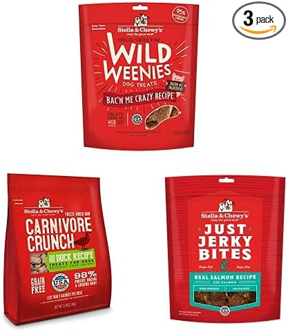Stella & Chewy's Mixed Protein Treats, 3 Item Bundle
