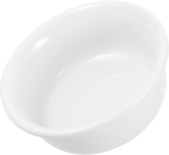 Uonlytech Ceramic Cat Bowl Pet Feeding Dish Reusable Food Holder Single Rice White Bowl for Cats and Kittens