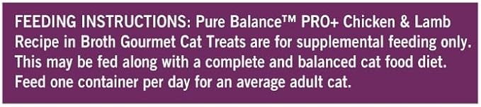 (4 Count) ~ Pure~Balance Pro+ Sensitive Stomach Chicken & Lamb Recipe in Broth, 1.4 Oz.