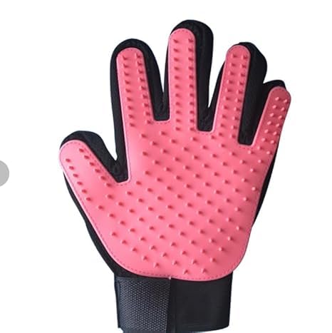 180 Nail Pet Cleaning Supplies Hair Removal Brush Rolled Cat Gloves True Bath Massage Comb Pet Gloves (1 Pair) (Blue)