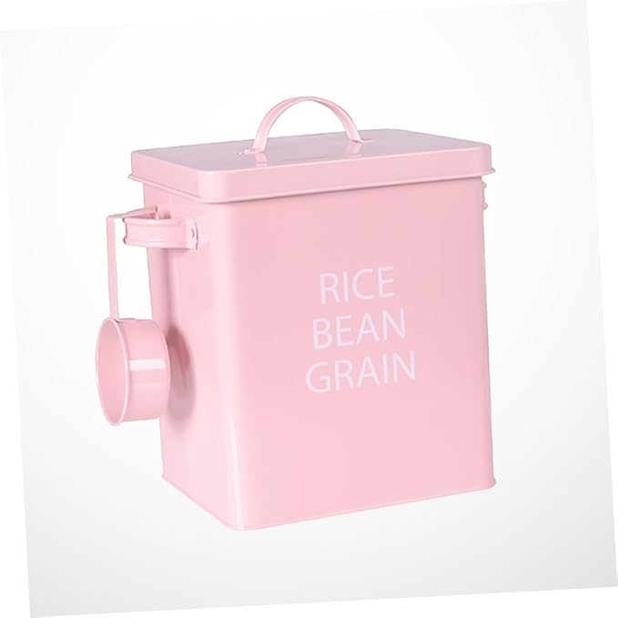 Yardwe Airtight Dog Food Storage Case Spoon for Pet Feeding Watering Supplies