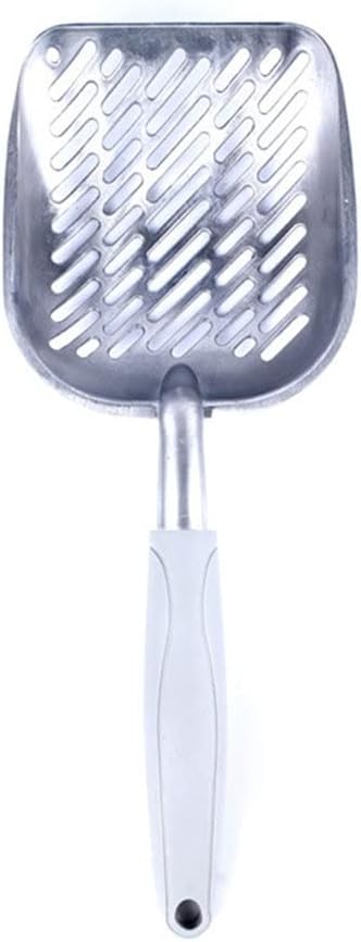 XTYPE Cat Litter Scoop Big Metal Litter Scoop for Kitty Sifter with Deep Shovel and Ergonomic Handle Made of Heavy Duty Solid Aluminum cat Litter Shovel (Color : A)