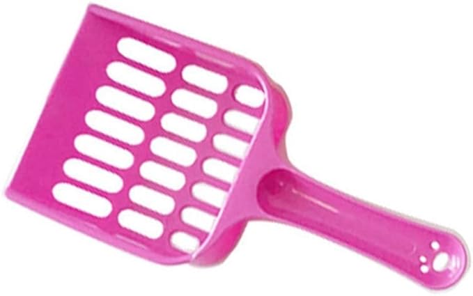 XTYPE Cat Litter Scoop Pooper Scoopers Pets Litter Sand Shovel Pet Shit Artifact Dogs Shovel Pet Cleanning Tool cat Litter Shovel (Color : ROS red)