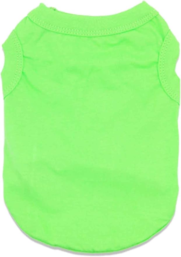 6 Pack Plain Dog T Shirts 100% Cotton Solid XS Puppy Clothes Blank Dog Clothes Girl Puppy Tshirt for Boy Dogs Shirts Pet T-Shirt for Small Medium Large Dogs Cats, XXL