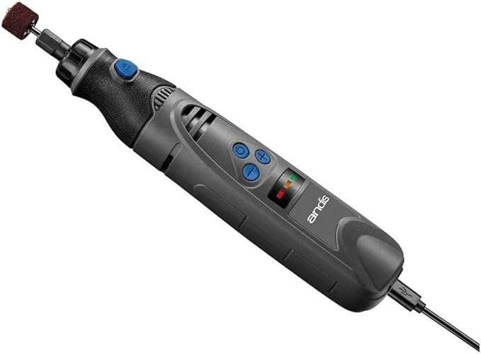 Dog and Cat Grooming Quiet Power Nail Grinders Pro or Home Trimming Made Easy (6 Speed Cordless Grinder)