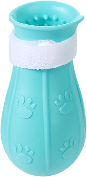 ITODA 4PCS Silicone Cat Shoes Anti Scratch Cat Paw Protector Shoes Adjustable Pet Boots for Bathing Grooming Treatment