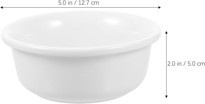Ceramic Cat Bowl Pet Food Holder Sturdy Reusable Cat Feeding Dish Single Beige and Kittens