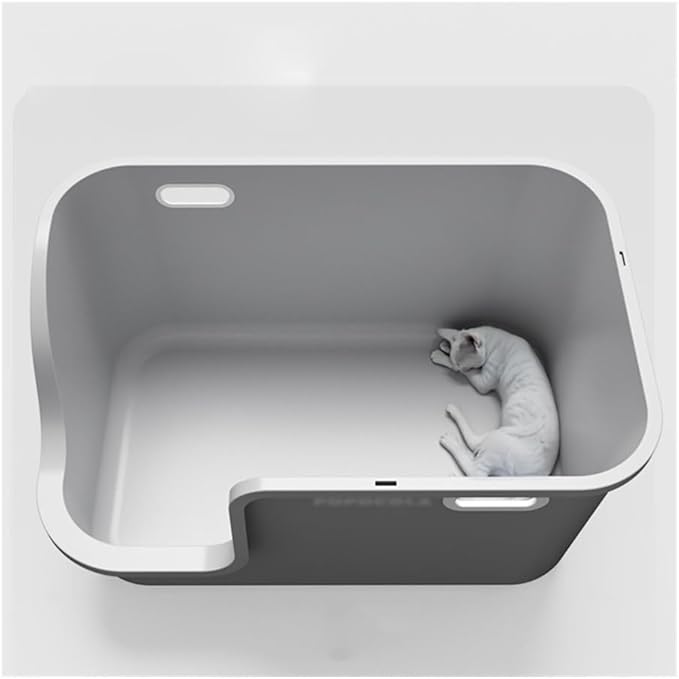 Pet Supplies, Enclosed Cat Litter Box with Lid, XL Drawer, Anti-Splash & Easy Clean