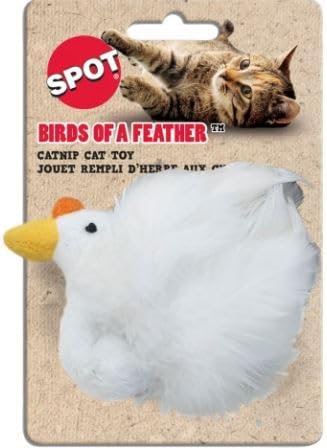 Ethical Pet 3 Pack Birds of A Feather Cat Toys, Assorted