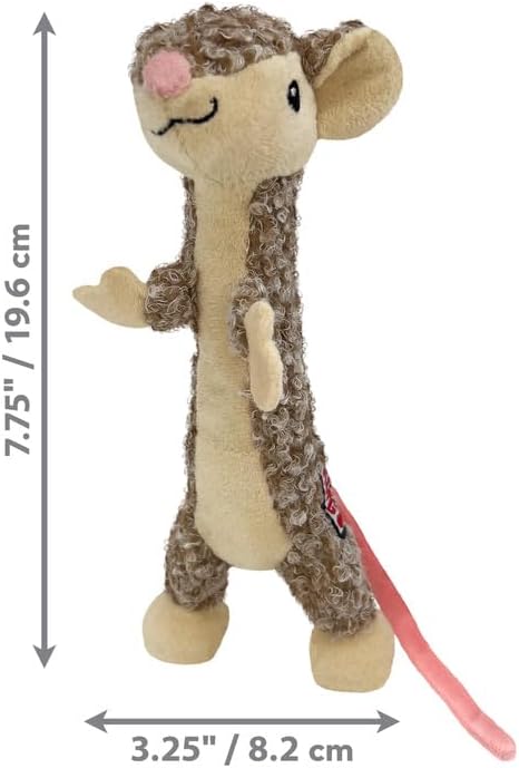 KONG Luvs Crinkle Textured Cat Toy Stuffed with Catnip (Mouse/Lizard Combo)