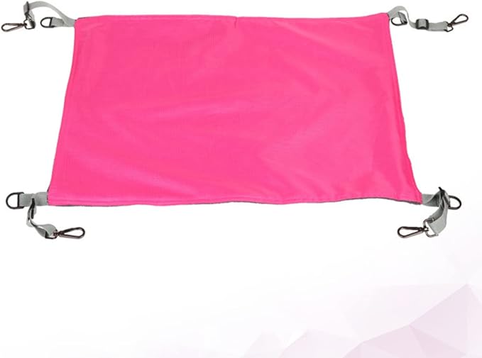 POPETPOP Creative Cat Hammock Warm Dual-Sided Sleeping Bed for Kittens Space-Saving Design Rosy for Indoor Play and Napping