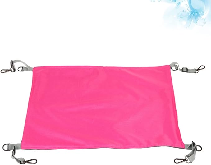 POPETPOP Creative Cat Hammock Warm Dual-Sided Sleeping Bed for Kittens Space-Saving Design Rosy for Indoor Play and Napping