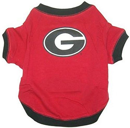 NCAA Georgia Bulldogs Dog T-Shirt, Large (Pack of 2)