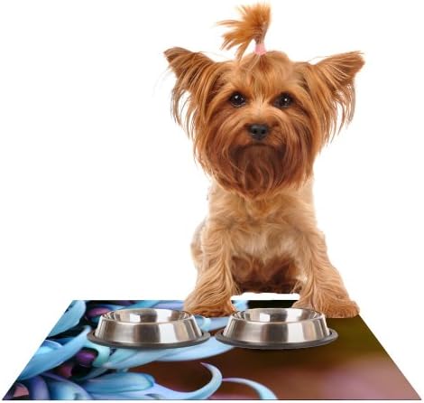 Suzanne Carter Bloom Feeding Mat for Pet Bowl, 18 by 13-Inch