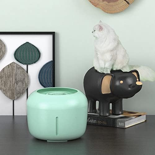 Pet Life ® 'Moda-Pure' Ultra-Quiet Filtered Automatic Dog and Cat Fountain Waterer or Feeder with Automatic Shutoff Feature - Includes Filter