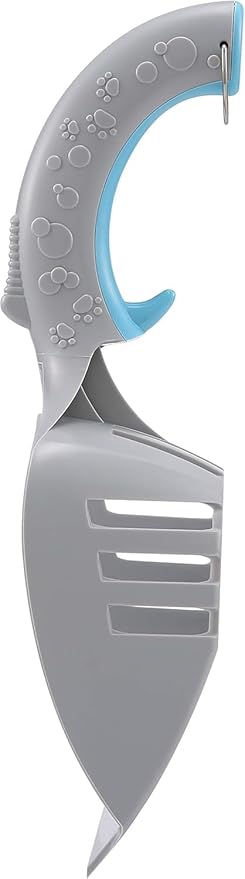Fresh Step All in One Cat Litter Scoop, Deep Shovel with Ergonomic Non-Slip Handle, Wrist-Tilt Sifting Control, Easy-Clean Litter Scooper for Clumping and Pellet Litters - 2 Pack