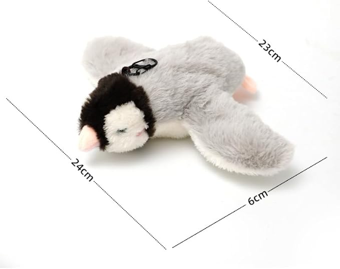 Dumwick 2026 Upgrade Interactive Chirping Bird Cat Toy,Flapping Wingss with Realistic Sounds,Simulated Chirping Bird Cat Toy for Indoor Play and Exercise (Gray Bird 1pcs)