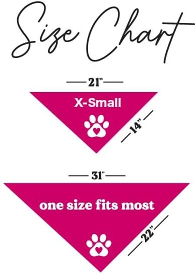 My First Valentine's Day Dog Bandana | 100% Cotton Adjustable Triangle | Made in USA | Valentine's Day | Love & Hearts |Hot Pink, One Size (158)