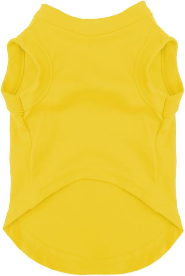 Brazil (Brasil) Flag Soccer Jersey Style Dog Tee Shirt | Sleeveless Breeds | International Soccer | Game Day |Yellow, 3X-Large 1647