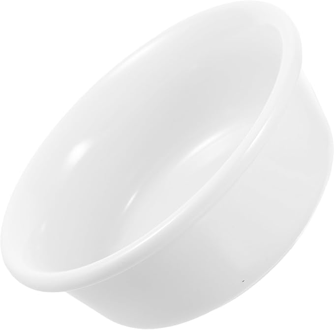 Happyyami Ceramic Cat Bowl Reusable Pet Food Dish Rice White Single Bowl Whisker Friendly Cat Feeding Supply for Kittens