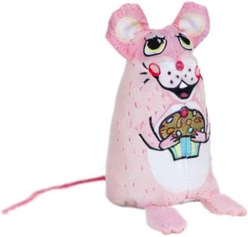 FUZZU Sweet Baby Mice Cat Toy | Cat Toy Catnip | Interactive Cat Toy | Stimulating Cat Toy | Organic Catnip | Pink