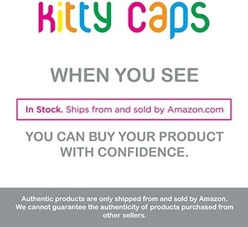 Kitty Caps Nail Caps for Cats | White with Pink Tips & Clear with Pink Glitter, 40 Count, Large - 3 Pack | Safe, Stylish & Humane Alternative to Declawing | Stops Snags and Scratches