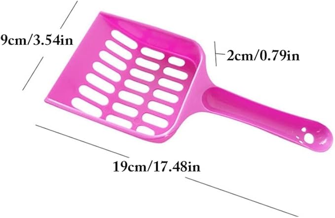 XTYPE Cat Litter Scoop Pooper Scoopers Pets Litter Sand Shovel Pet Shit Artifact Dogs Shovel Pet Cleanning Tool cat Litter Shovel (Color : Black)