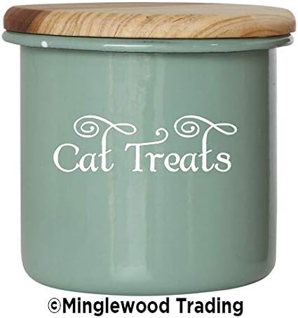 Bright Pink - 2 Pack Cat Treats Vinyl Decals - Kitten Pet Snacks Swash - Each 3.25w x 1h inches - Die Cut Stickers