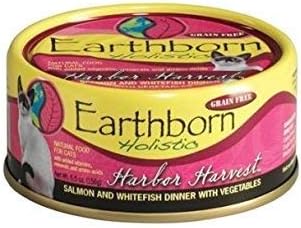 Earthborn Holistic Grain Free Cat Food in 2 Flavors: (5) Harbor Harvest and (5) Monterey Medley (10 Cans Total, 3 Ounces Each)